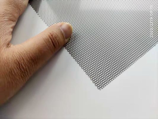 Custom 2.03mm Perforated Metal Mesh untuk Speaker Grills