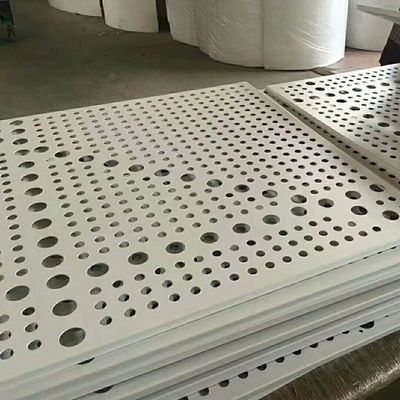 16 Gauge Soundproof Perforated Metal Plate - Baja Karbon, Galvanized