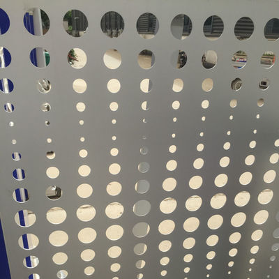 Perforated Aluminium Mesh 1000x2000mm Panel Dekorasi 0.3mm Ketebalan