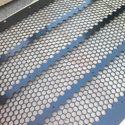 Lapisan logam berlubang 1000x2000mm lubang bulat