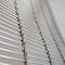 Ss 201 Woven Wire Drapery Dekoratif Batang Kabel Logam Fleksibel Untuk Gedung Perkantoran