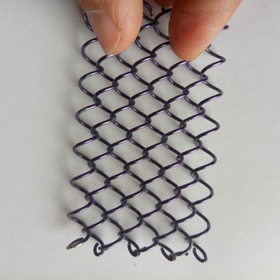 Arsitektur Aluminium Mesh Coil Drapery untuk Partisi Curtain Divider
