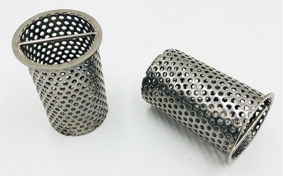 Tabung Filter Berlubang Baja Tahan Karat 304 316L untuk Filtrasi Industri
