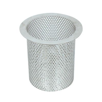 Tabung Filter Berlubang Baja Tahan Karat 304 316L untuk Filtrasi Industri
