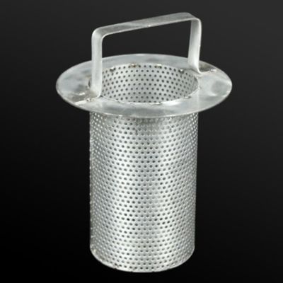 Tabung Filter Berlubang Baja Tahan Karat dengan Gagang 30mm-600mm