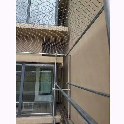 Ketebalan Arsitektur 2mm Wire Rope Mesh Stainless Steel 316