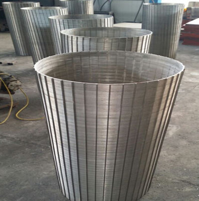 Baja tahan karat 316l Coanda Screen untuk Asupan Air