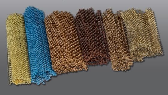 Kustomisasi Chain Link Tirai Metal Decorative Mesh Untuk Perapian