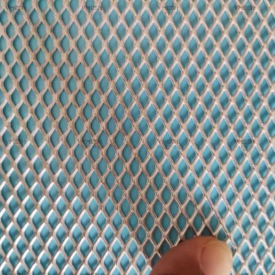 Keamanan Tinggi 2mm Metal Sheet Mesh Aluminium Small Hole Micro Rolls