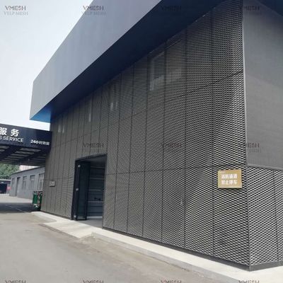 Lembaran Logam Dekoratif Pelat Baja Tahan Karat Logam Eksterior Jaring Diperluas