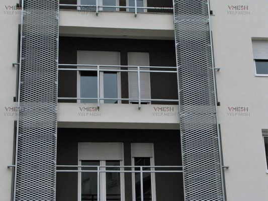 Akzonobel PVDF aluminium Fasad kelongsong dinding lembaran logam yang diperluas