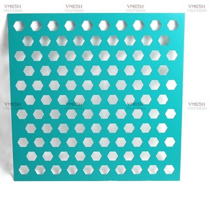Bangunan Metal Cladding Aluminium Perforated Dekorasi dinding Fasad Curtain Wall