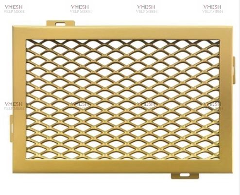 Dercorative Aluminium Expanded Metal Mesh Suspended Ceilings Kustomisasi