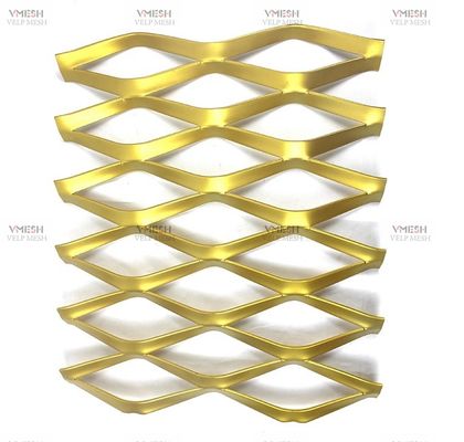 Expanded Aluminium Metal Sheet Ketahanan Aus Anti Selip
