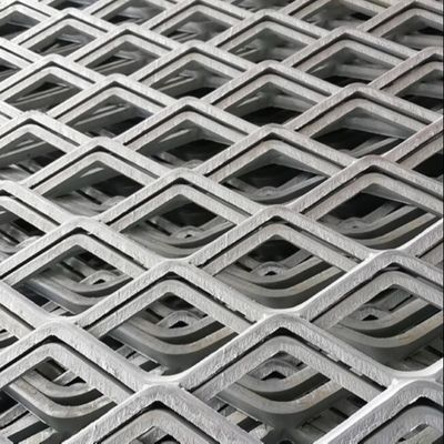 Hot Dipped Galvanized Grating Membentang Jaring Kawat Logam yang Diperluas