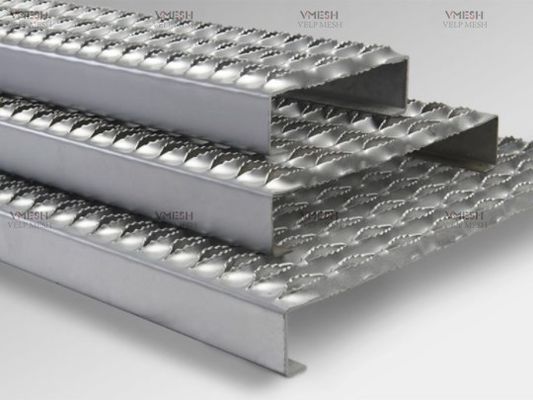 Anti Slip 5 Diamond Walkway Grip Strut Safety Grating Berlubang