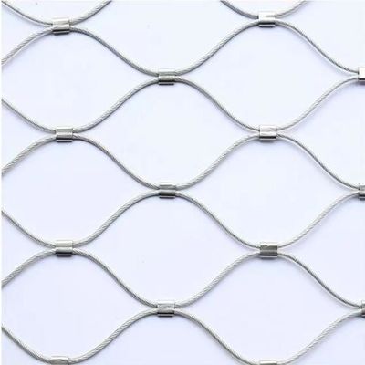 Aviary 30x30mm 304/316 stainless steel rope wire mesh dalam perlindungan hewan