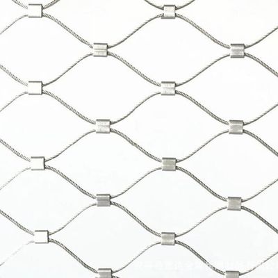 Pagar Keselamatan Tali Kawat Baja Stainless 304 Fleksibel Untuk Kebun Binatang