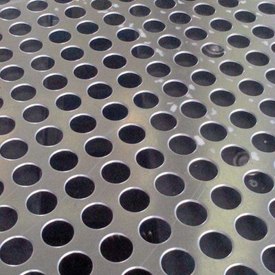 Lubang Bulat Stainless Steel 304 316 Aluminium Lembaran Logam Berlubang Dilapisi Bubuk