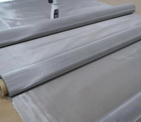 Lebar 1m 300 400 Micron Stainless Steel Mesh Sheet Tenunan Belanda Polos Untuk Minyak Bumi