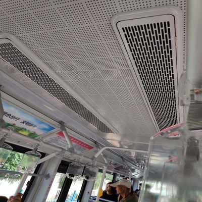 Baja tahan karat putih 14awg panel logam berlubang lubang pola
