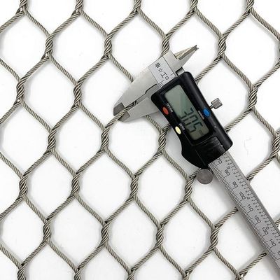 Lapisan Stainless Steel Kabel Mesh 304 316 Wire Diameter 1mm-3mm