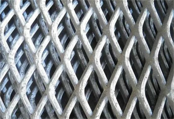 Galvanized 9 Gauge Expanded Sheet Metal untuk Platform Walkway