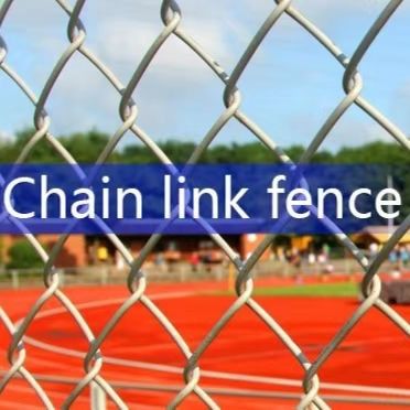 50*50mm Hot Dip Galvanized Chain Link Wire Mesh Fence Untuk Football Ground Net