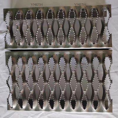 Diamond Hole Grip Strut Keamanan Grating Aluminium Plate