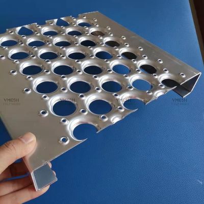 Aluminium Lubang Bulat Perf O Grip Safety Grating Untuk Platform Walkway