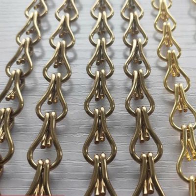 Tirai Rantai Aluminium Digunakan Untuk Layar Terbang Rantai Dekoratif