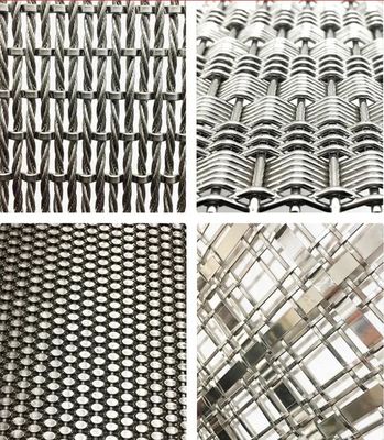 Rustless Steel Outdoor Metal Dekorasi Arsitektur Metal Facade Mesh