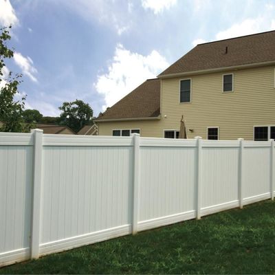 Mudah Pemasangan 6 ft Vinyl Panel Pagar Privasi Luar Backyard