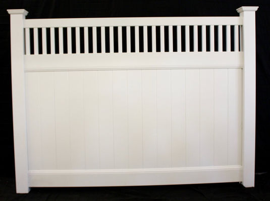 Virgin Lingkungan Privacy Screen PVC Plastik Vinyl Pagar Untuk Yard