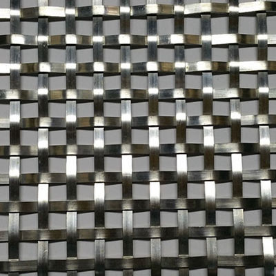 Dekoratif kuat datar logam logam jala arsitektur stainless steel kawat mesh