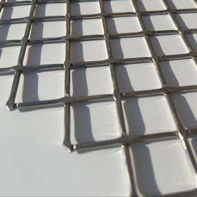 Disesuaikan Metode Tenun Berbeda Panel Baja Rinsing Untuk Dekorasi Dinding Mesh