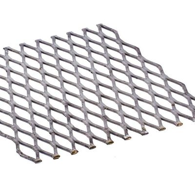 Panel Mesh Logam Diperluas Standar Diratakan Baja Karbon Rendah Tugas Berat