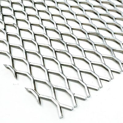 9 Gauge Flat Expanded Steel Mesh Sheet Untuk Konstruksi Bangunan