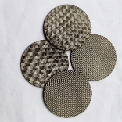 Acid Resistant Multilayer 316L Stainless Steel Sintered Filter Mesh