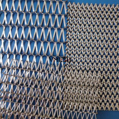 Dekoratif spiral kawat mesh kawat spiral mesh dekoratif untuk partisi