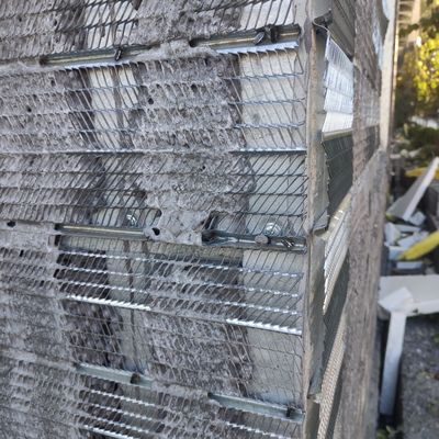 Galvanized Steel Cement Pouring Formwork Mesh untuk Kolam Renang