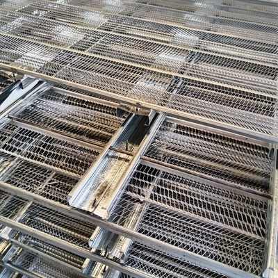 Bekisting Rib Lath Galvanis untuk Pengecoran Semen 1.1m x 3m