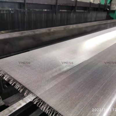 Saringan Cairan Kawat Jala Anyaman Polos Baja Tahan Karat Filtrasi Tinggi