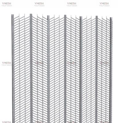 Rib Lath tahan korosi Expanded Metal Galvanized Sheet Mesh