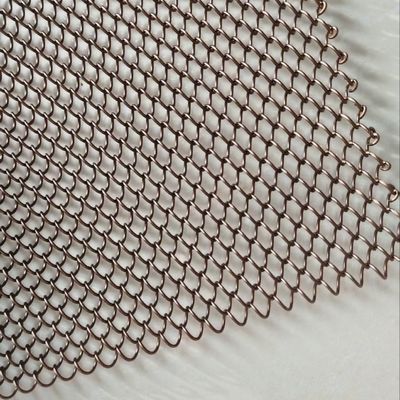 Tirai Wire Mesh Rantai Dekoratif Kain Wire Mesh Aluminium