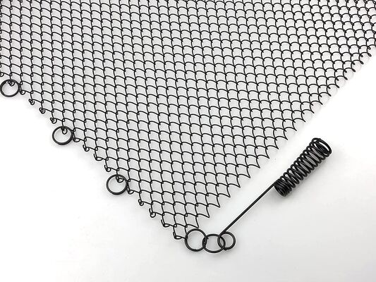 Anti-deformasi Desain Logam Stainless Steel 1,2mm Fireplace Mesh Screen