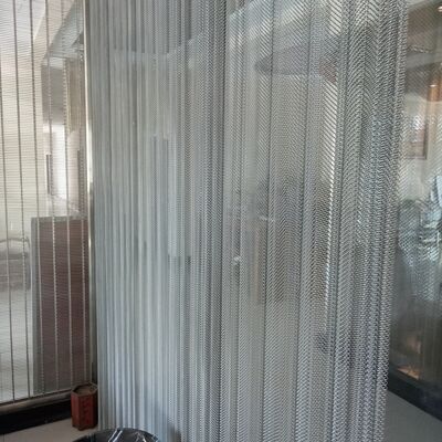 Tirai Air Wire Mesh Rantai Dekoratif Stainless Steel