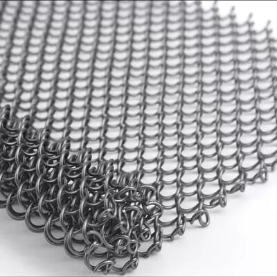 Stainless Steel Layar Dekoratif Yang Indah Dinding Air Terjun Tirai Mesh