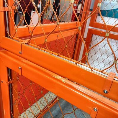 Rope Mesh Wire stainless steel untuk Lapangan Olahraga Stadion Isolasi Bola Stop Net