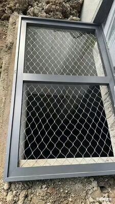 Wire Mesh Baja Tahan Karat untuk Atrium Skylight Perlindungan Benda Jatuh